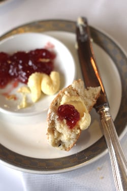 scones with jam