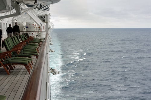 deck and ocean