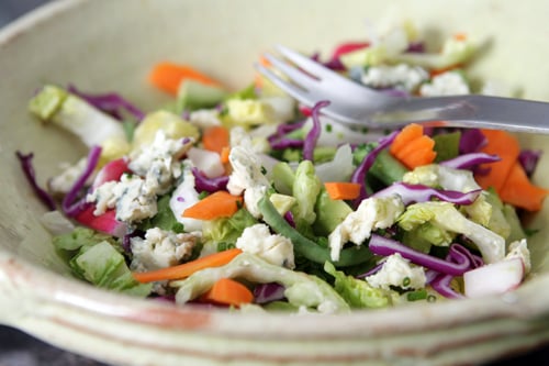 How To Chop Vegetables For A Chopped Salad? 