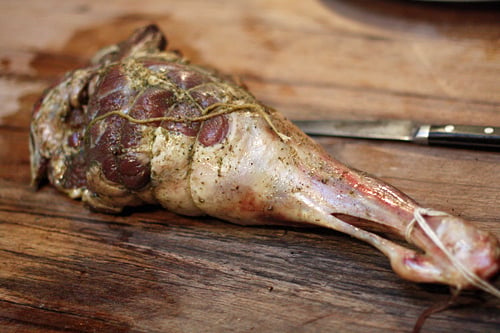 marinated lamb leg