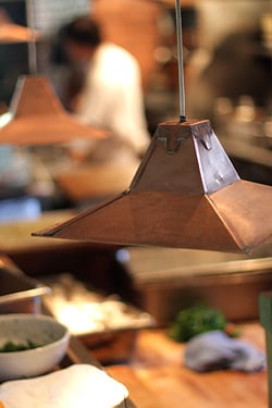 copper lamp