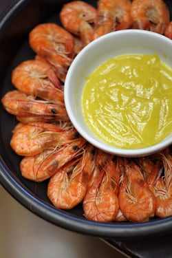 shrimp and aioli