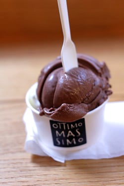 chocolate and yogurt gelati