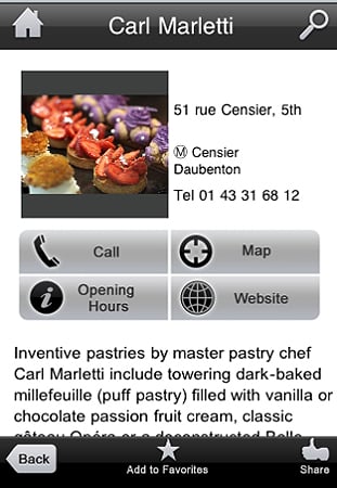 Paris Pastry App
