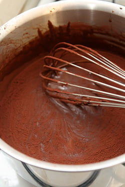 chocolate icing for Lamingtons