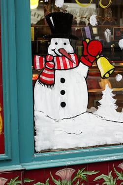 bakery snowman
