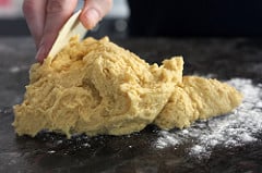 making homemade pasta