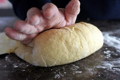 making homemade pasta