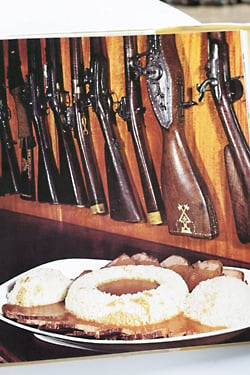 rifles and cake