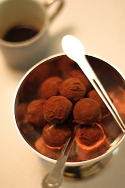 chocolate truffles