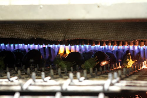 roasting eggplant in oven