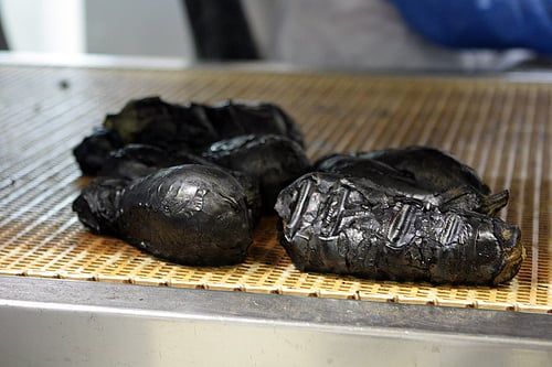 charred eggplant