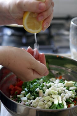 Israeli salad 