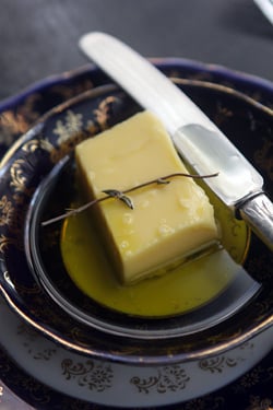 butter and olive oil