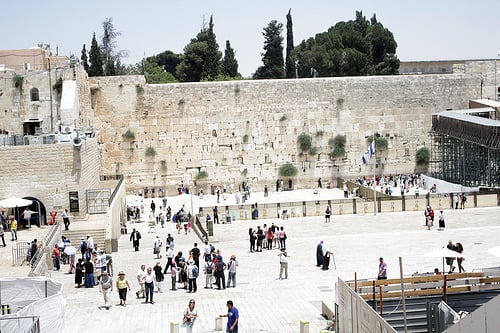 wailing wall in Jerusalem