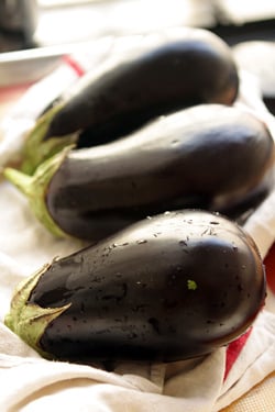 eggplants for eggplant jam