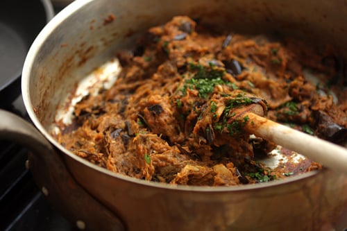 cooking eggplant jam