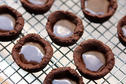 Chocolate-Caramels Tartlets