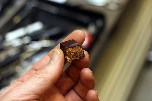 peanut-filled chocolate