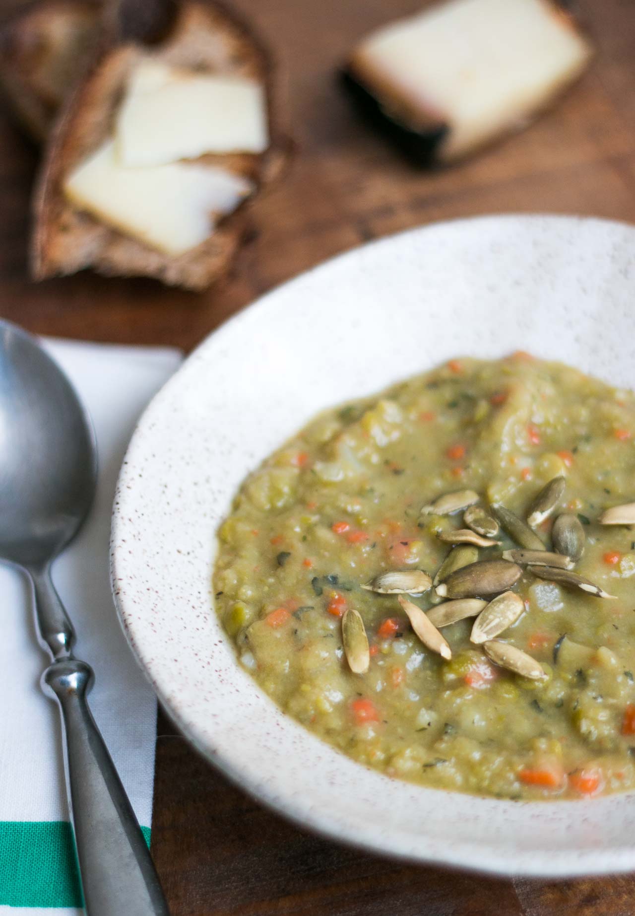 Creamy Split Pea Soup (Instant Pot Friendly!) - Minimalist Baker