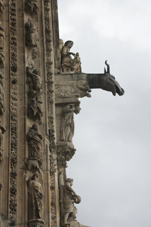Reims Cathedral gargoyle