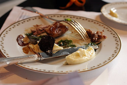 Robuchon mashed potatoes and truffles