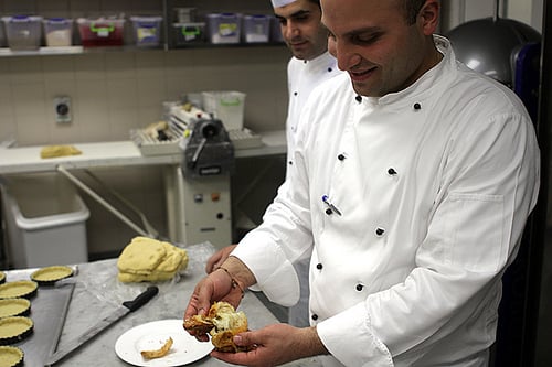 making croissants at the Four Seasons