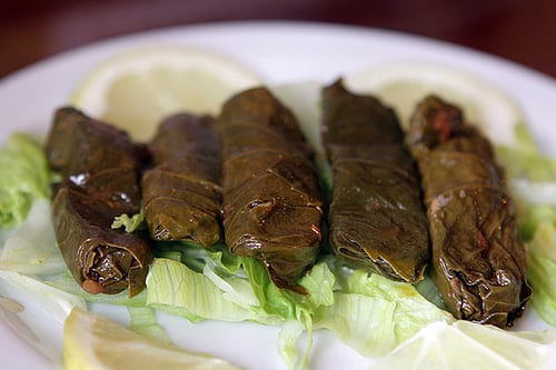 stuffed grape leaves