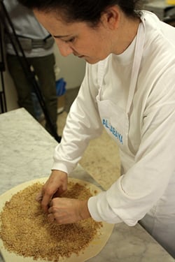 shaping pastry 