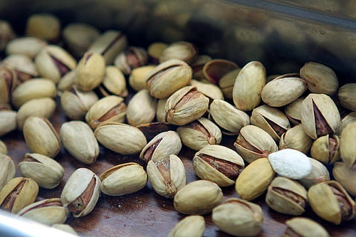 pistachio nuts in shells