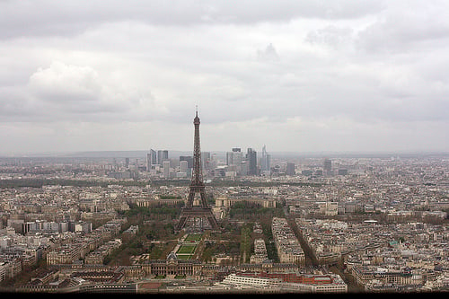 paris view from ciel de paris restaurant