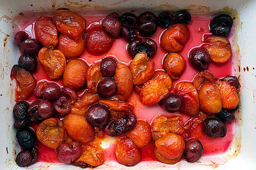 apricot-cherry compote