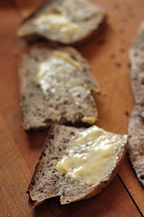 buttered swedish bread