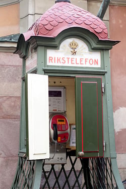 Stockholm phone booth