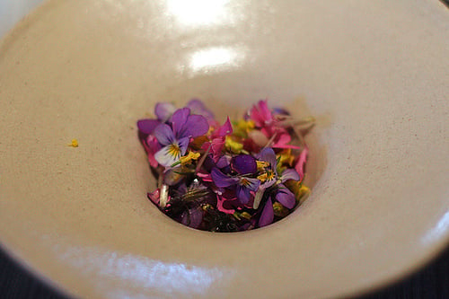 raw beef marrow flowers