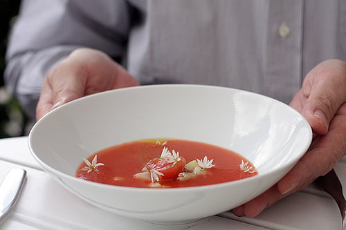 tomato soup at Lux