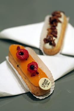 eclair passion fruit - raspberry