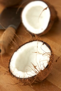 split coconut