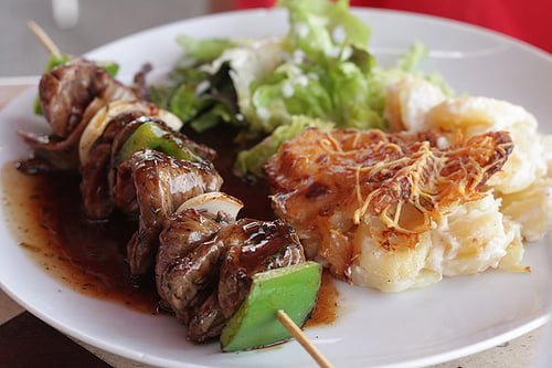 beef brochette