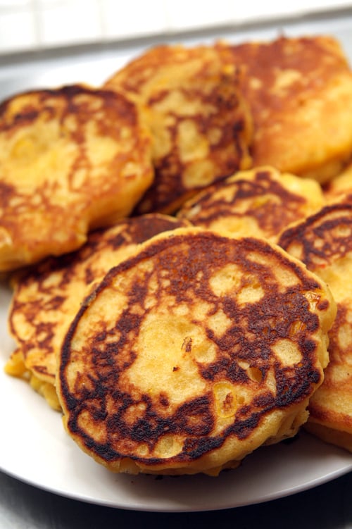 Fresh corn cakes - blog