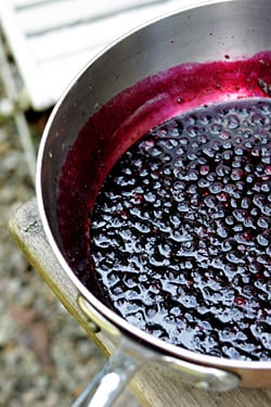 black currant jam