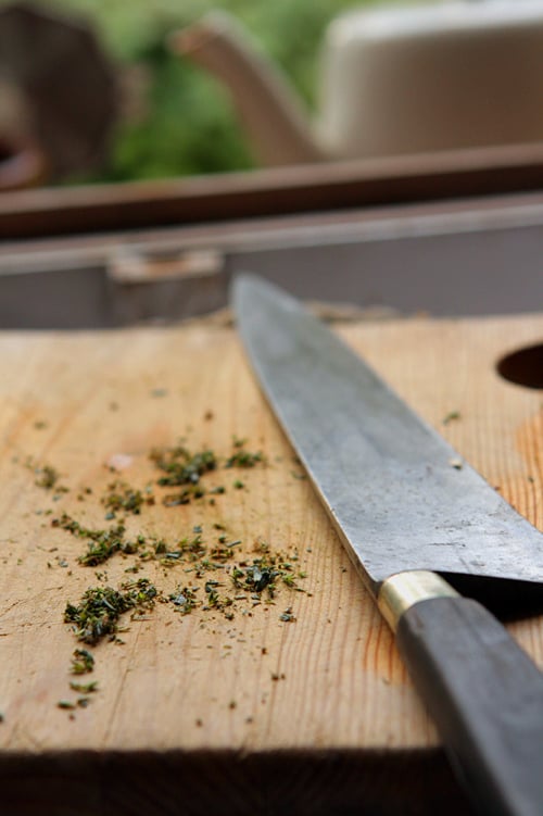 chopped savory