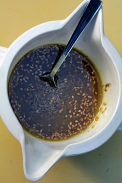 za'atar vinaigrette