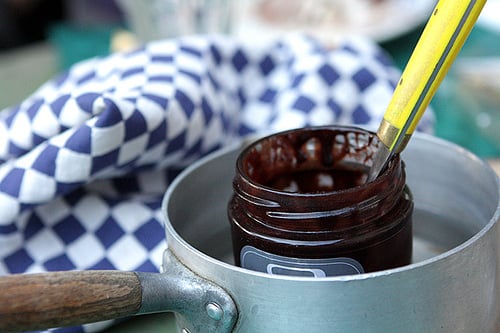 salted butter chocolate sauce 
