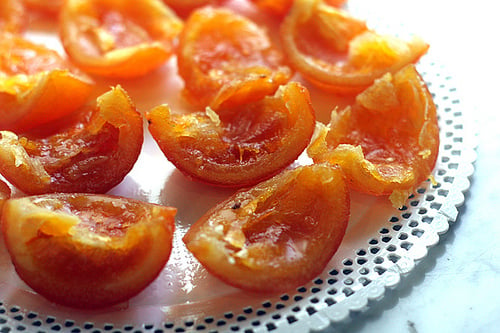 candied oranges