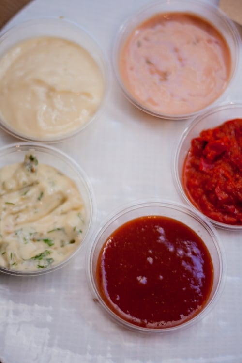 Frenchie to Go sauces for French fries