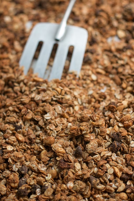 Peanut Butter and Chocolate Chip Granola