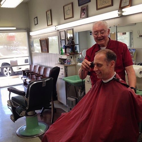 Cockrell's Barber Shop in Austin