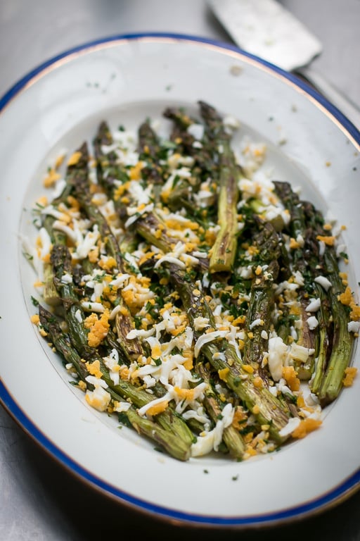 Oven-roasted asparagus