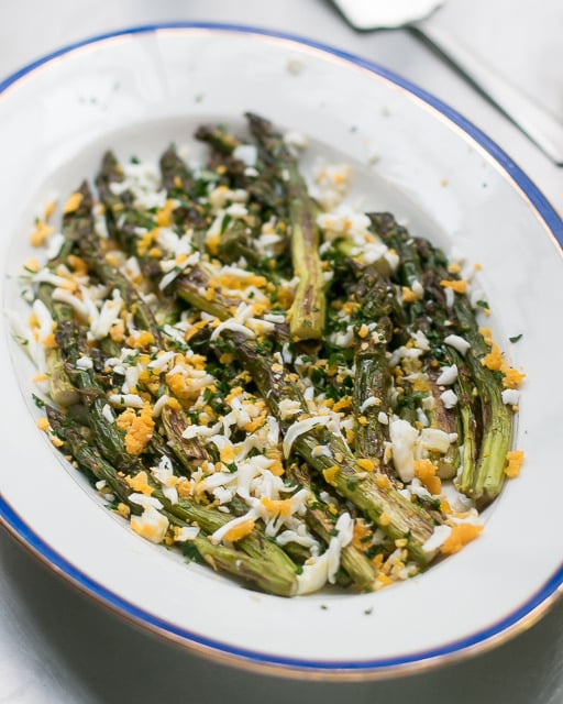 Oven-roasted asparagus